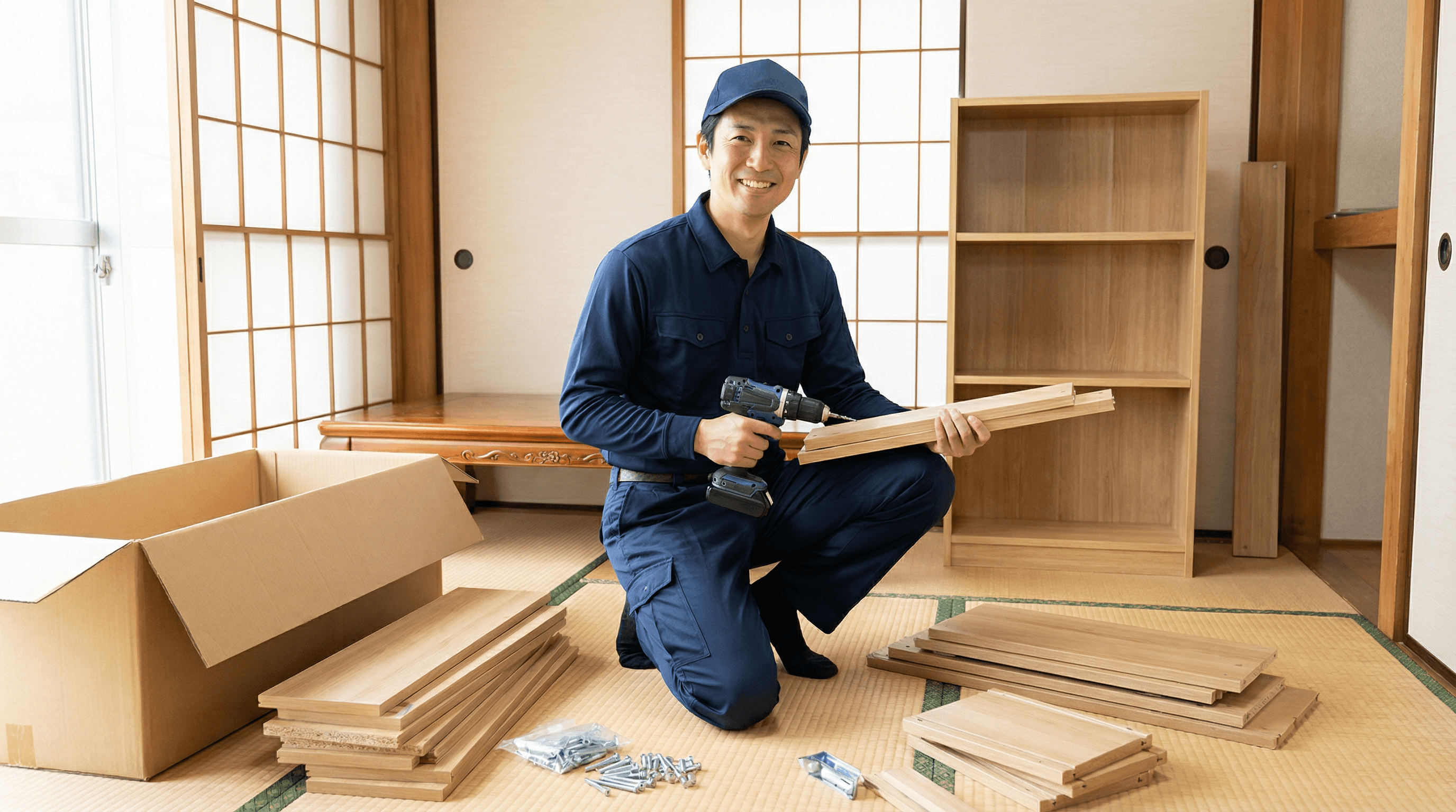 家具の組み立てなど軽作業のイメージ写真